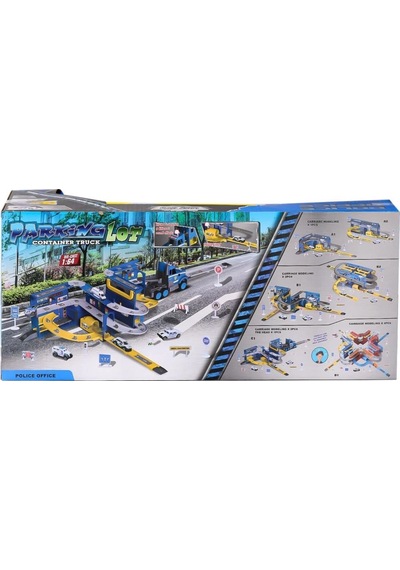 Mey İthalat 4345 Sesli Işıklı Transporter Garaj Seti