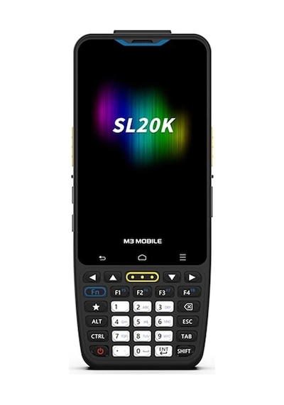 M3 Mobıle Sl20k X/w 2d Karekod Andr.13 4gb/64gb 13mp Wıfı+bluet. 4" Tuşlu Ekran El Terminali Kılıf+