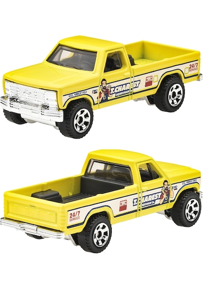 Matchbox 1:64 Scale 1986 Ford F-150 T.charest Yellow