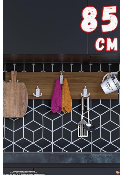 Geyik 15 Kancalı Mutfak Askısı 3'lü Set 71,4x19 Cm - Şık Tasarım, Çok Amaçlı Düzenleyici Ve Yer Tasarrufu Kahverengi Geyik 15 Kancalı Mutfak Askısı 3'lü Set 71,4x19 Cm - Şık Tasarım, Çok Amaçlı Düzenleyici Ve Yer Tasarrufu Kahverengi