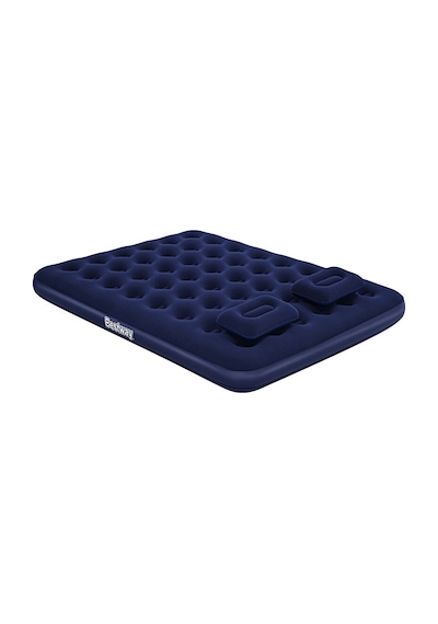 Bestway Çift Kişilik Şişme Yatak 203 x 152 x 22 CM 67374 + 2 Yastık + Pompa Lacivert