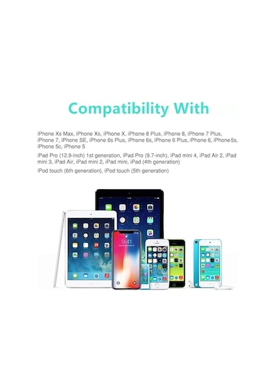 Ats İphone Uyumlu İpad İpod Lightning 2.4a Hızlı Şarj Kablosu Ve Data Kablosu 1