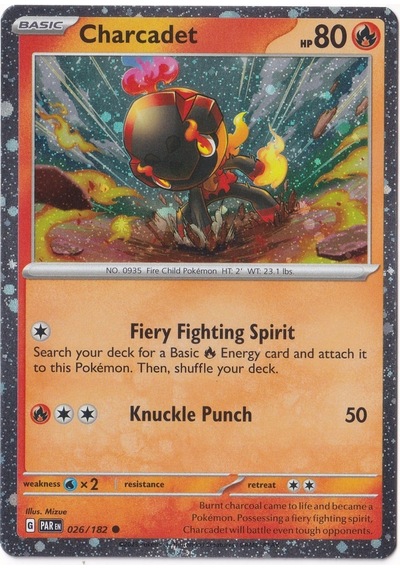 Charcadet Cosmos Holo 26 - Pokemon Paradox Rift - Pokemon Kartı Mint