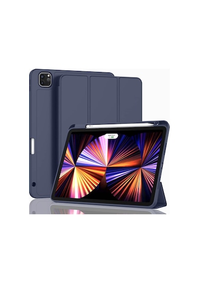 Apple Uyumlu iPad Pro 11inç M2 2024 Kılıf Pen Charge Kalem Bölmeli A2836 A2837 A3006