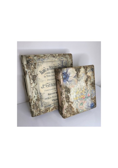 Kitap Kutu Seti Salon Dekorasyon Ürünleri Lüks Premium Dekor Bej - 885808371