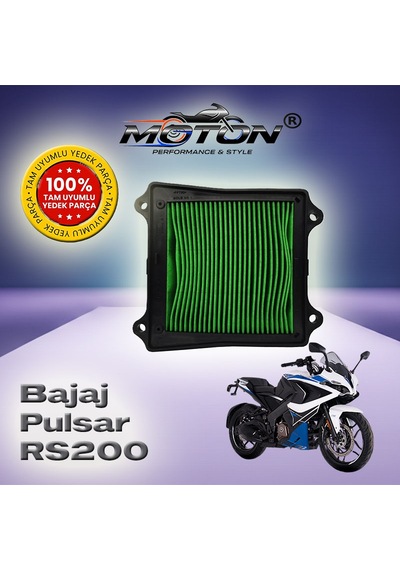 Bajaj Pulsar Rs200  Uyumlu Performans Hava Filtresi