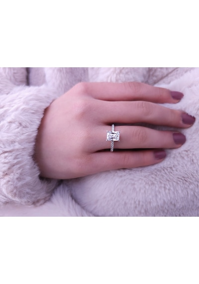 Sirius Pırlanta Ve Beyaz Topaz Venüs Jasmine Yüzük 0847r0072