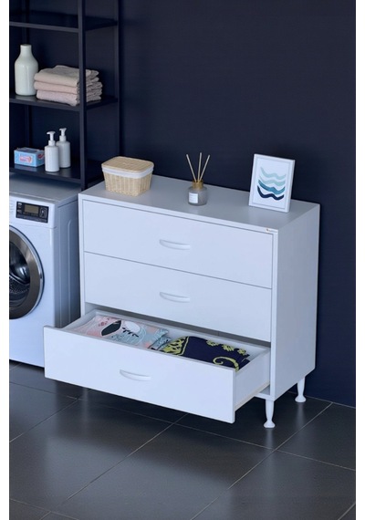 Eliusta Seçer 3 Çekmeceli 85 Cm Banyo Ve Mutfak Dolabı Beyaz 85x75x32,5 Cm Çok Amaçlı Organizer Dolap Beyaz Eliusta Seçer 3 Çekmeceli 85 Cm Banyo Ve Mutfak Dolabı Beyaz 85x75x32,5 Cm Çok Amaçlı Organizer Dolap Beyaz