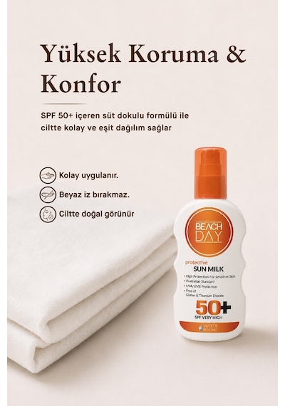 Beach Day Sun Milk Spf 50+ 150 ML