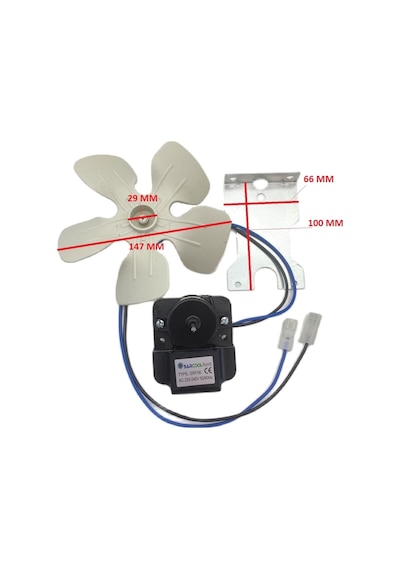 Hotpoint Ariston Uyumlu Nofrost Buzdolabı Fan Motoru Pervaneli Srf 56 - 411481092
