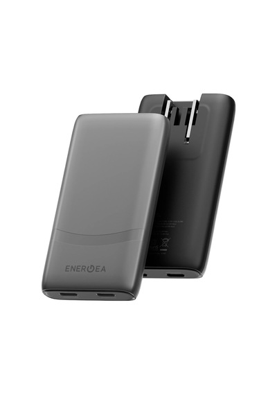 Energea Travelworld Edge 65 2 Adet 65w Usb 3.0 Çıkışlı Universal Pd Hızlı Şarj Aleti - Koyu Gri