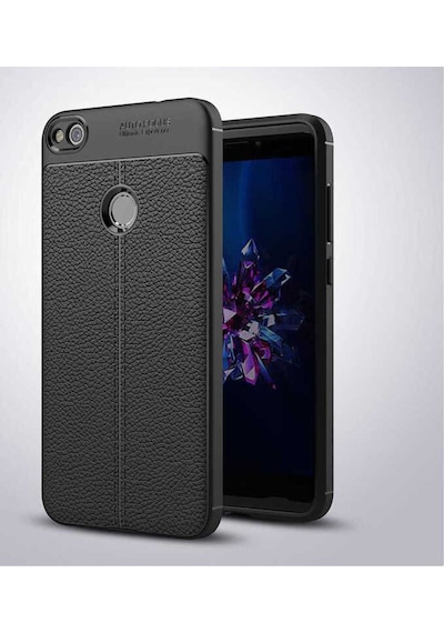 Huawei P9 Lite Mini Kılıf Zore Niss Silikon Kapak Siyah