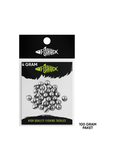 Kıstırma Yarma Kurşun - Kesikli Olta Kurşunu - 4 Gram 100 Gr
