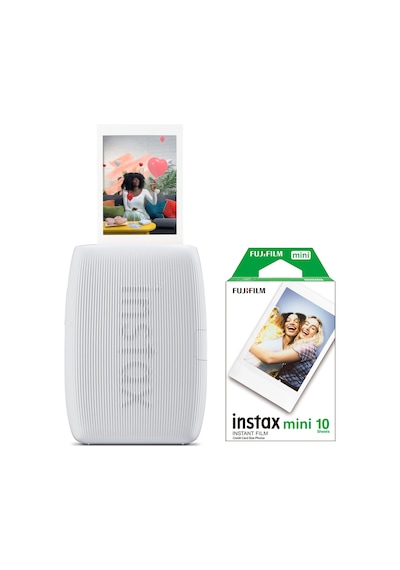 Instax Mini Link 3 Beyaz Akıllı Telefon Yazıcısı Ve 10'lu Mini Film Beyaz