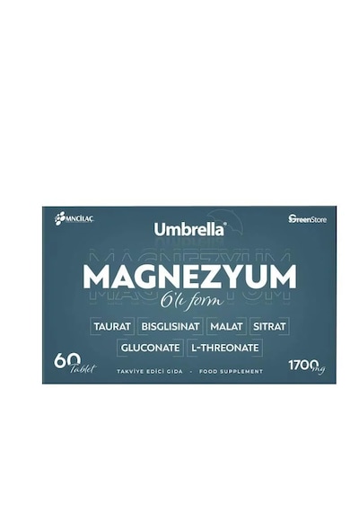Umbrella Magnezyum 6'lı Form 60 Tablet