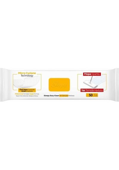 Easy Clean Arap Sabunu Katkılı Mopa Uyumlu Yer Temizlik Havlusu 50'li Diğer