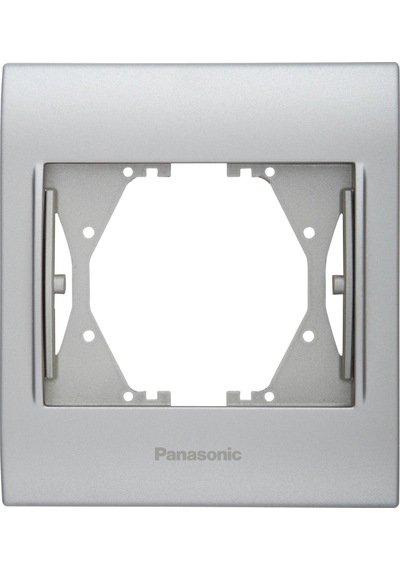 Panasonic Thea Blu Chrome Matt+Beyaz Tekli Çerçeve - WBTF08015CM-TR