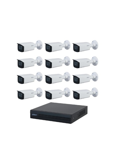 Dahua 12 Kameralı 2 Mp Motorize Ip Güvenlik Kamera Seti