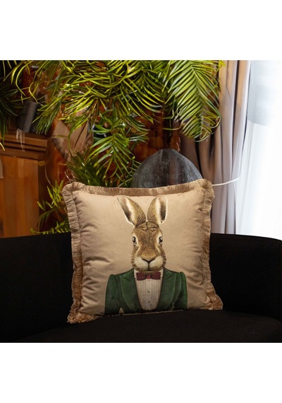Mr. Rabbit Kadife Yastık/kırlent Dolgu Boncuk Elyaf Uluslararası Yıkama Ve Solmama Sertifikası Çok Renkli