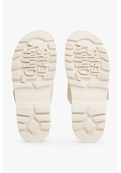 Kadın Double Strap Sandal Suede Terlik En0en02797acg Bej