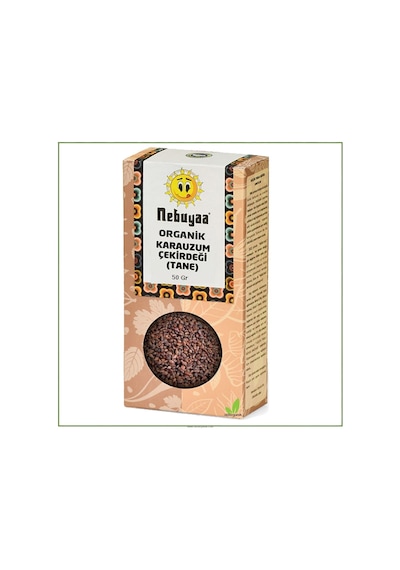 Nebuyaa Organik Tane  Kara Üzüm Çekirdeği 50 G