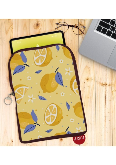 Bk Gift Limon Tasarımlı Taşınabilir Koruyucu Tablet Kılıfı & Orga (531953432)