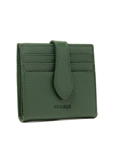 Yeşil Cüzdan & Kartlık Unisex 800 Grande Deri Cüzdan Kartlık