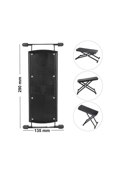 Chroma Gitar Ayak Sehpası Metal - Foot Stool - Gitar Ayaklığı 1