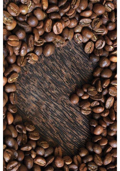 Kahverengi Kaymaz Tabanlı Coffee Temalı Mutfak Halısı Mt30n11
