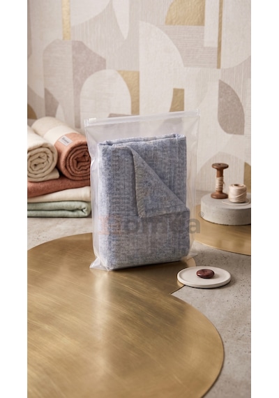 10 Lu Fermuarlı Organizer Çanta Seti 40x50 Cm Çok Amaçlı Makyaj, Seyahat Ve Düzenleme Çantası Şeffaf