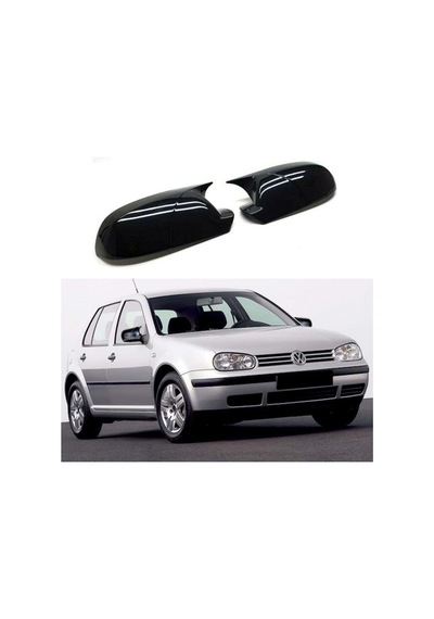 Vw Golf 4 Batman Yarasa Ayna Kapağı Piano Black 1998-2003