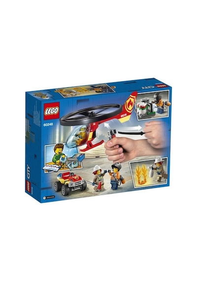 LEGO® City 60248 İtfaiye Helikopteri Müdahalesi 93 Parça