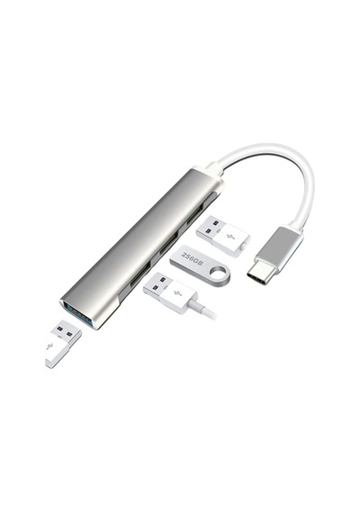 Usb-c 4'lü Çoğaltıcı Usb 3.0 Hub Uyumlu