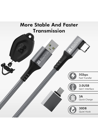 Amvr 6 Metre Bağlantı Kablosu Ve 3 Kablo Yönetim Seti