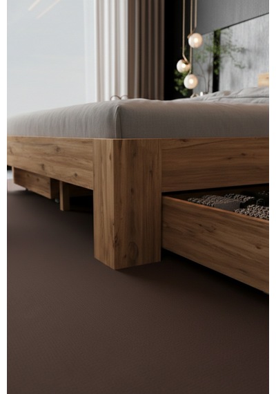 Lotus 4 Çekmeceli Çift Kişilik Mdf Karyola