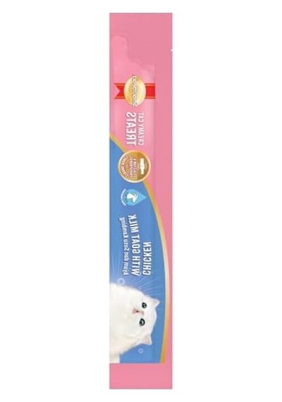 Kedi Ödülü Krema - Tavuk Ve Keçi Sütü Aromalı 4 X 15 Gr