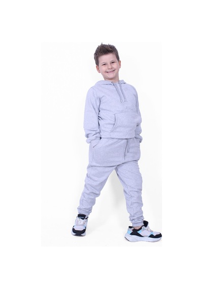 Smile Baskılı Erkek Çocuk Çift Cepli Alt-üst Takım Mavi