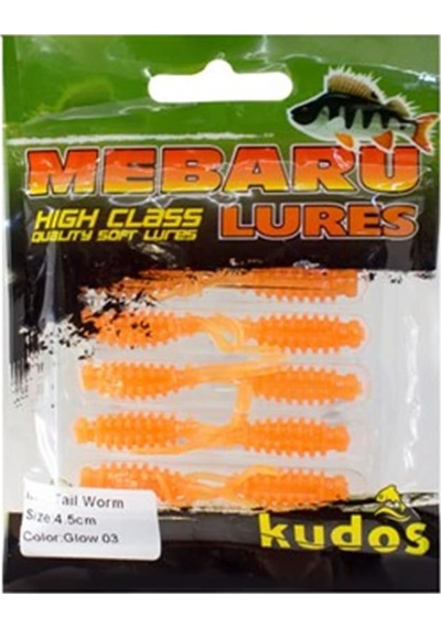 Kudos Tail Worm 4,5Cm Lrf Silikon Yem