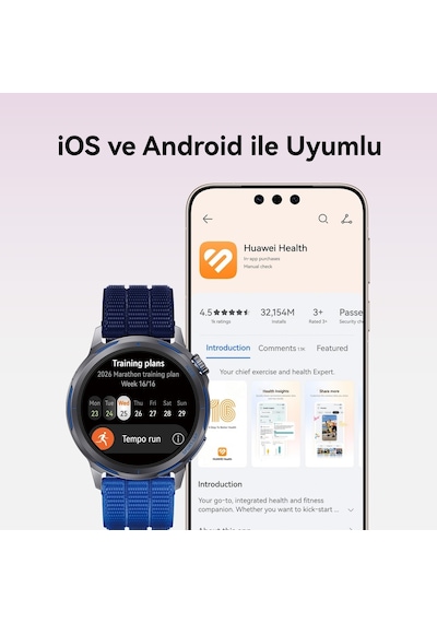 Huawei GT Runner 2 Akıllı Saat (Distribütör Garantili)