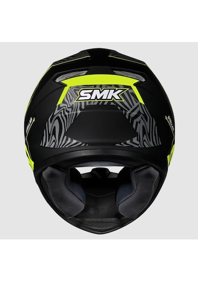 Smk Stellar-s01 Fury Kapalı Kask Ma264 Siyah Sarı