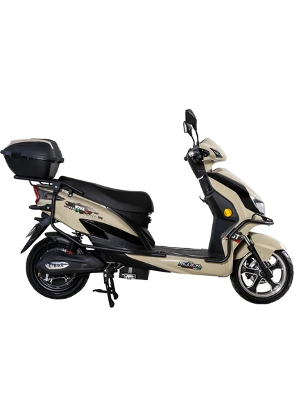 Mobilette Nova 10000 GT 2024 Elektirikli Motosiklet Bej
