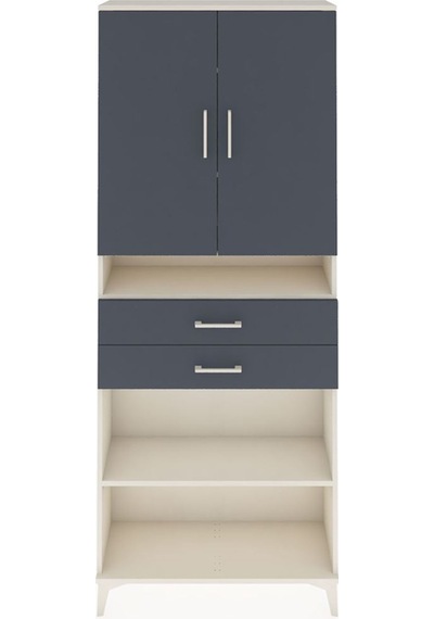 Arges Dolap 5 Raflı 2 Çekmeceli 2 Kapaklı 88x30x221 Aytaşı-an... Aytaşı