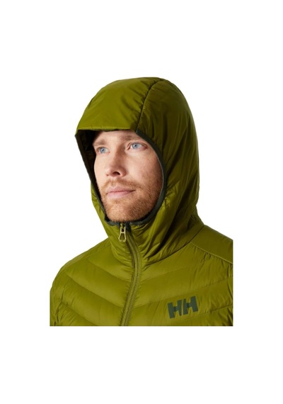 Helly Hansen Verglas Hooded Down Hybrid Insulator Jacket Erkek Mont Hha.63007.461 Yeşil Siyah