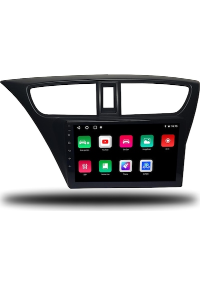 Redhat Honda Civic Hb Euro Android Carplay Multimedya 2013-2017 2gb Ram + 32gb Hafıza + 4 Çekirdek