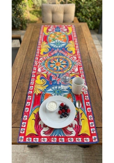 Solea Limoncello Azure Runner Çok Renkli