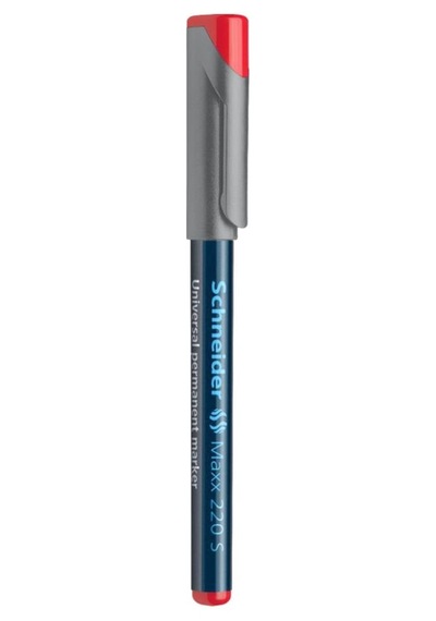 Schneider Asetat Kalemi Permanent 220 S Seri 0.4 Mm Kırmızı  11240