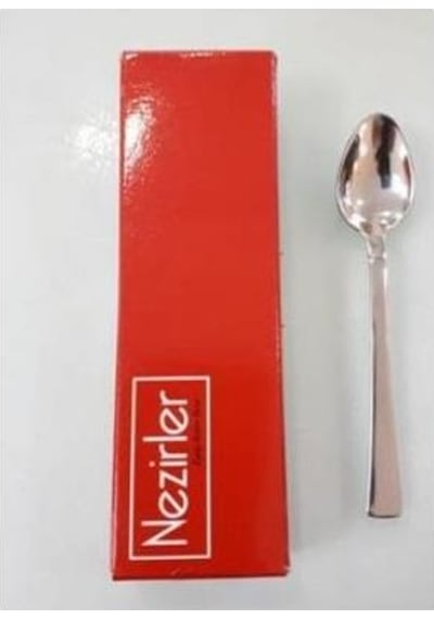 Nezirler 001 Sade Çelik Çay Kaşık 0.5 Mm 12'li