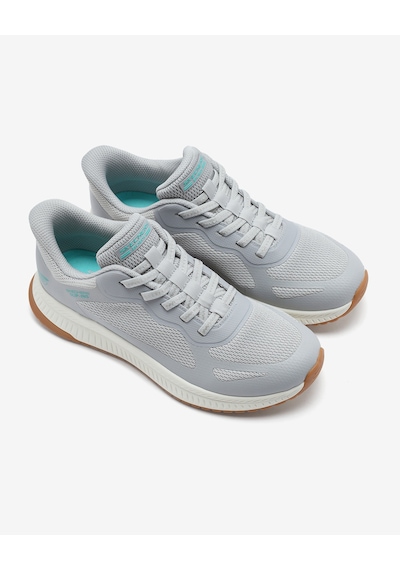 Skechers Bobs Squad 4 - Staple Look Kadın Gri Spor Ayakkabı 117624 Ltgy Gri