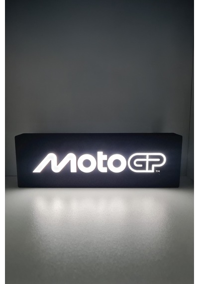 Motogp Tasarımlı Gece Lambası Dekoratif Aydınlatma Çok Renkli