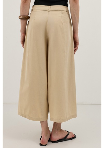 Antioch Pileli Culotte Pantolon Bej